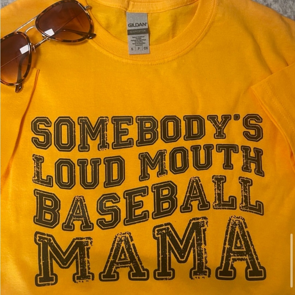 Custom TShirt Baseball Mama